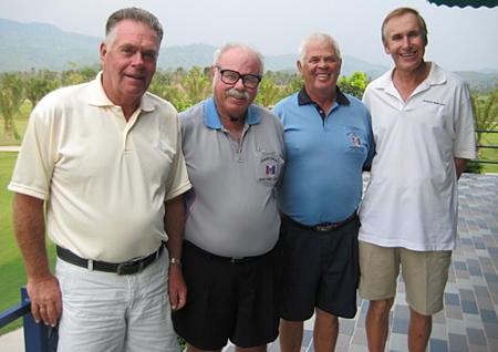 (L-R) Kjeld Ravin, The Admiral, Elias Magnusson and Doug Maiko.